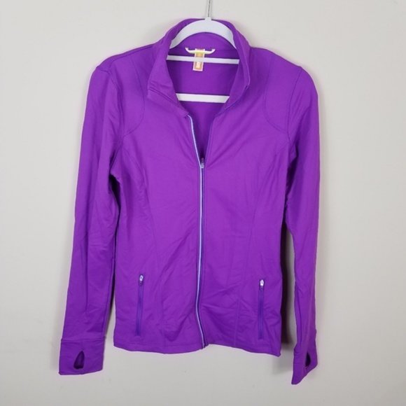 Lucy Jackets & Blazers - Lucy Purple Full Zip Running Jacket
